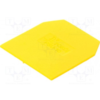 Концевая планка/перегородка желтый POKÓJ PSU-10 A41-0201