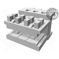 Разъем краевой вилка TE Connectivity 3-966480-3