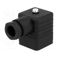 Разъем соленоидный вилка HIRSCHMANN 931969100 GDM 3009 PG 9 BLACK