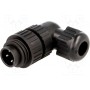 Разъем круглый вилка HIRSCHMANN 934128100 CA 3 W LS (CA3WLS)