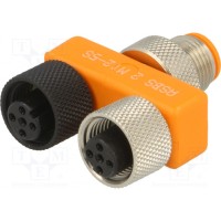 Тройник м12 "папа",2 м12 "мама" LUMBERG AUTOMATION 11122 ASBS 2 M12-5S