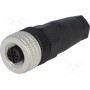 Вилка m12 HIRSCHMANN 933139100 ELKA 4012 PG7 SCHWARZ (ELKA4012PG7)