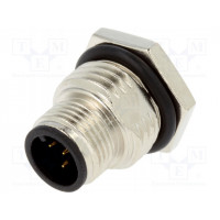 Гнездо m12 AMPHENOL M12A-05PMMP-SF8002