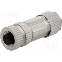 Вилка m12 AMPHENOL MSAS-03BFFB-SL7001