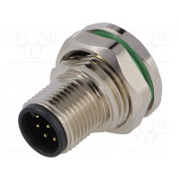 Гнездо m12 BULGIN PXMBNI12RPM08APCM16