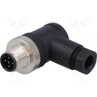 Вилка m12 DEGSON ELECTRONICS SM12-CRP-A5Q-1B7