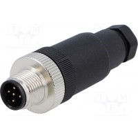 Вилка m12 DEGSON ELECTRONICS SM12-CVP-B5Q-1B7