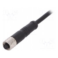 Разъем m5 вилка BULGIN PXPPVC05FBF04ACL010PVC