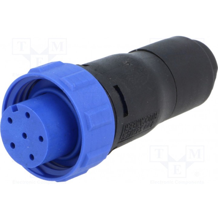 Разъем круглый вилка BULGIN PX041006S6065 (PX0410/06S/6065)