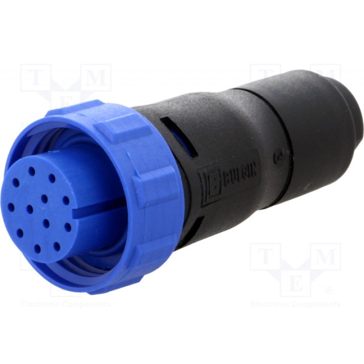 Разъем круглый вилка BULGIN PX041012S6570 (PX0410/12S/6570)