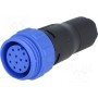 Разъем круглый вилка BULGIN PX041112S6065 (PX0411/12S/6065)