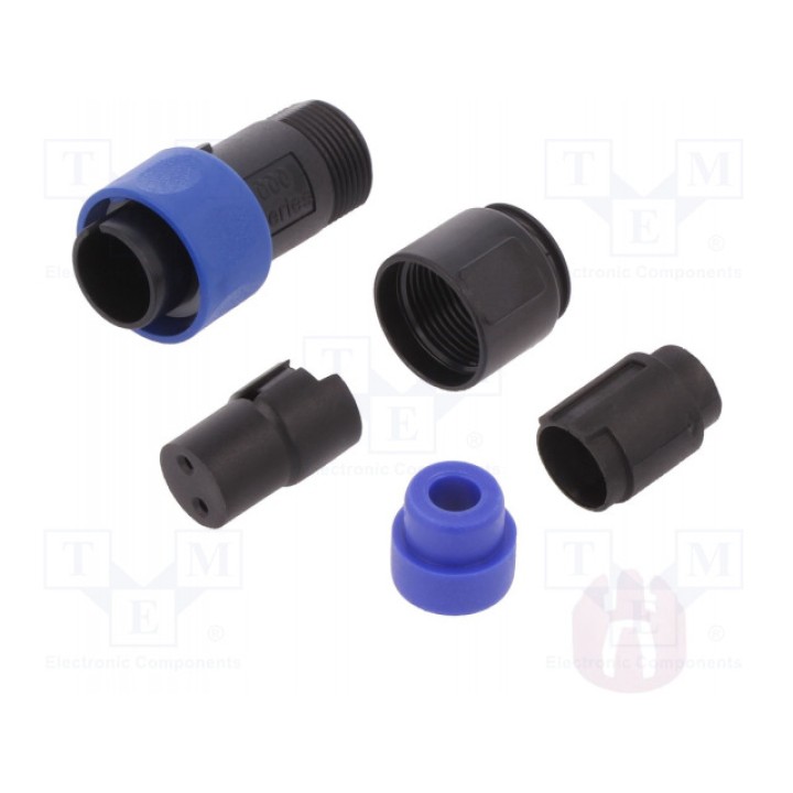 Разъем круглый вилка BULGIN PXP401002S5560 (PXP4010/02S/5560)