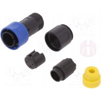 Разъем круглый вилка BULGIN PXP401004P5560