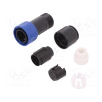 Разъем круглый вилка BULGIN PXP401004P6065