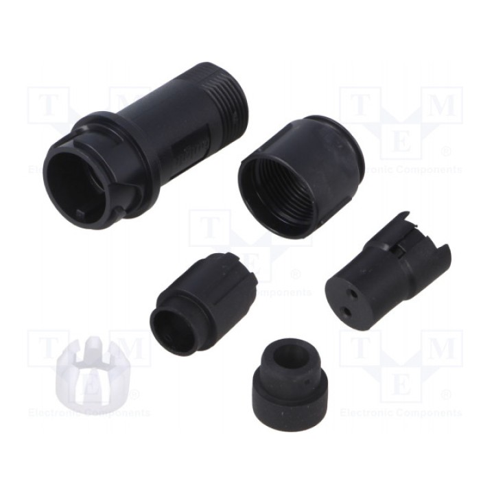 Разъем круглый вилка BULGIN PXP401102S6570 (PXP4011/02S/6570)