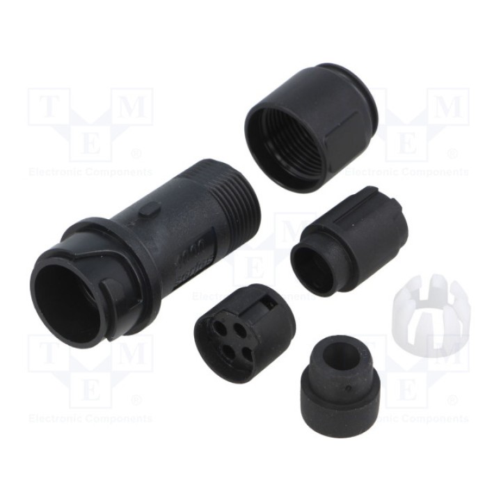 Разъем круглый вилка BULGIN PXP401104P6570 (PXP4011/04P/6570)