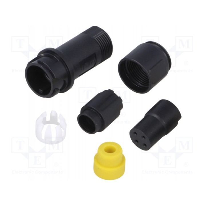 Разъем круглый вилка BULGIN PXP401104S5055 (PXP4011/04S/5055)