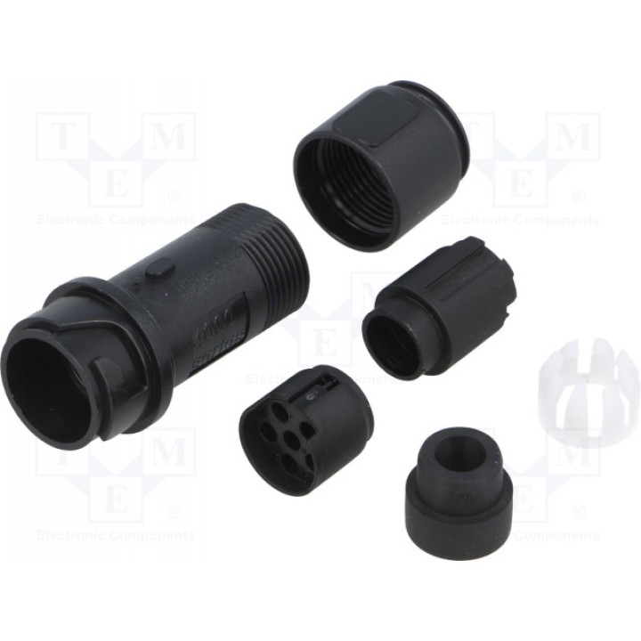 Разъем круглый вилка BULGIN PXP401106P6570 (PXP4011/06P/6570)