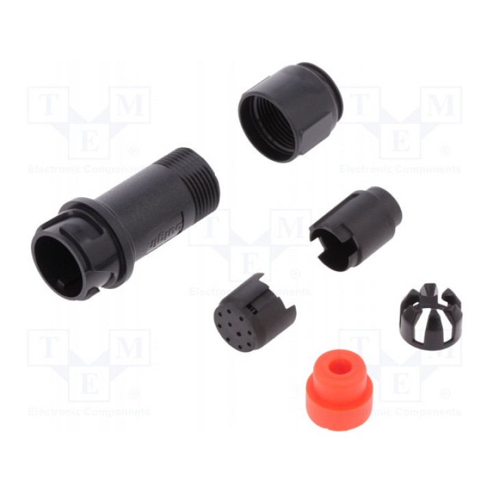 Разъем круглый вилка BULGIN PXP401110P4550 (PXP4011/10P/4550)
