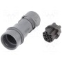 Разъем круглый вилка BULGIN PXP601122SCR0910 (PXP6011/22S/CR0910)