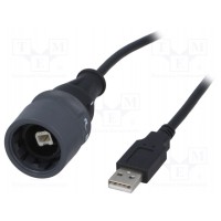 Переходник кабель / адаптер ip66,ip68,ip69k BULGIN PXP6040B2M00