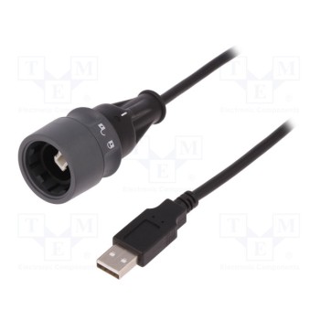 Переходник кабель / адаптер ip66,ip68,ip69k BULGIN PXP6040B3M00