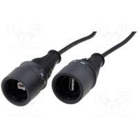 Переходник кабель / адаптер ip66,ip68,ip69k BULGIN PXP6041AB2M00