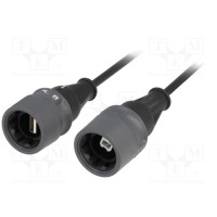 Переходник кабель / адаптер ip66,ip68,ip69k BULGIN PXP6041AB5M00