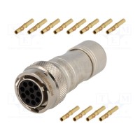 Круглый вилка AMPHENOL RT0614-12SNH-K