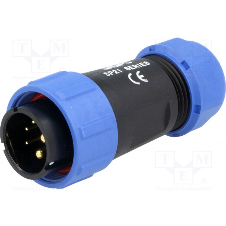 Вилка "папа" WEIPU SP2110P5B II 1N (SP2110/P5-SPEC)