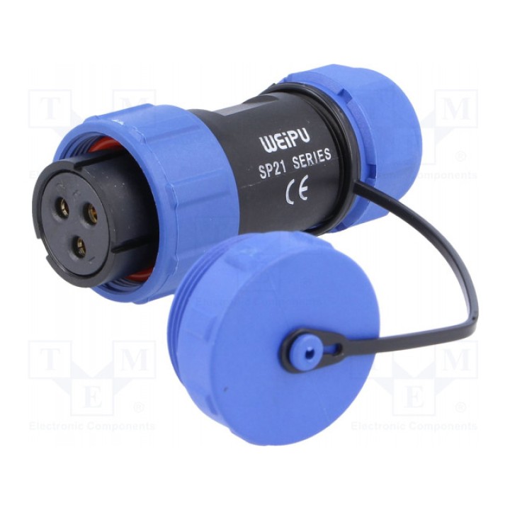 Вилка "мама" WEIPU SP2110S3 II 1C (SP2110/S3IIC)