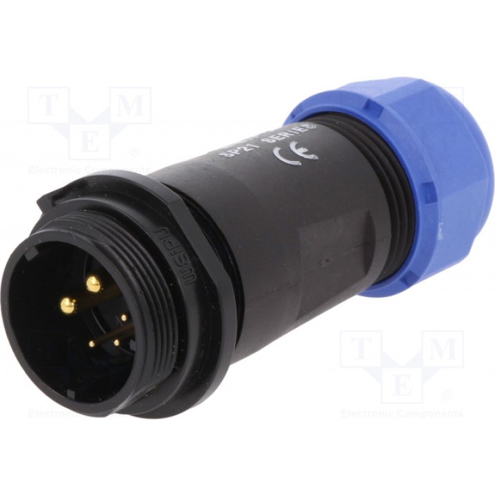 Вилка "папа" WEIPU SP2111P5B II 1N (SP2111/P5-SPEC)