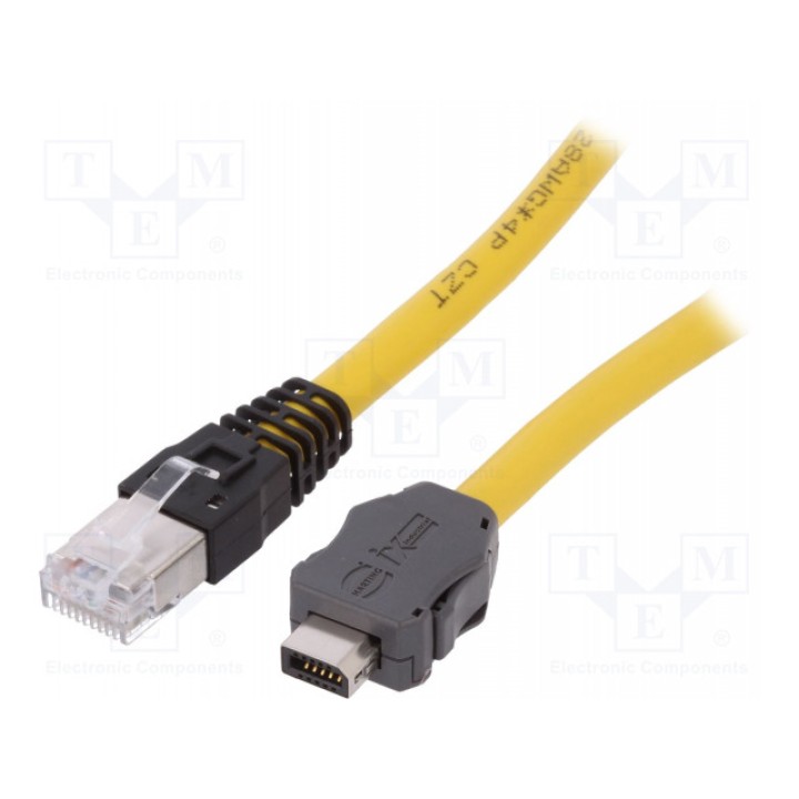 Кабель patch cord вилка rj45, ix industrial вилка HARTING 09482612749010 (09482612749010)