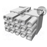Вилка разъем провод-провод/плата MOLEX 19-09-1156