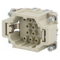 Разъем прямоугольный "папа" HARTING 09320103001