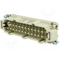 Разъем прямоугольный "папа" HARTING 09330242601