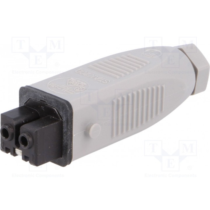 Разъем прямоугольный st HIRSCHMANN 932037106 STAK 200 (STAK-200)