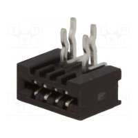 Разъем ffc (fpc) угловой 90° CONNFLY DS1020-04-04BRT1