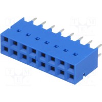 Гнездо провод-плата AMPHENOL 87606-808LF