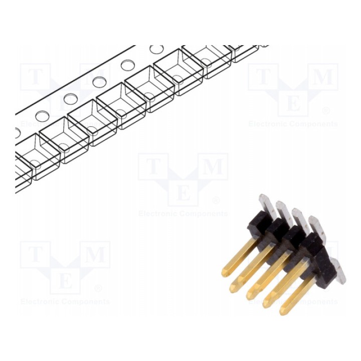 Штыревая планка штыревой AMPHENOL 20021121-00008C4LF (20021121-00008C4LF)