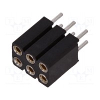 Гнездо штыревой CONNFLY DS1002-03-2*3131