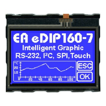 Дисплей lcd графический ELECTRONIC ASSEMBLY EA EDIP160B-7LWT