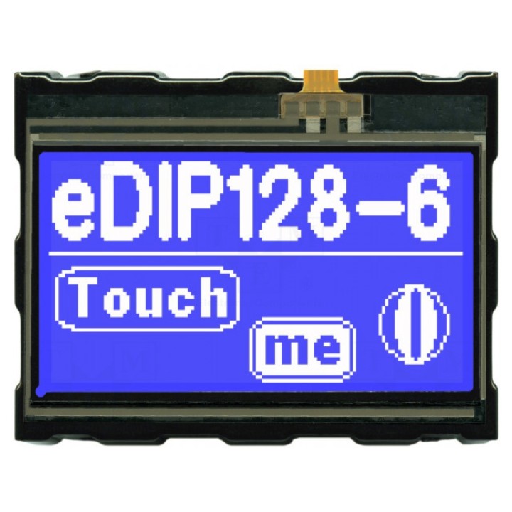 Дисплей LCD графический ELECTRONIC ASSEMBLY EA EDIP128B-6LWT (EAEDIP128B-6LWT)