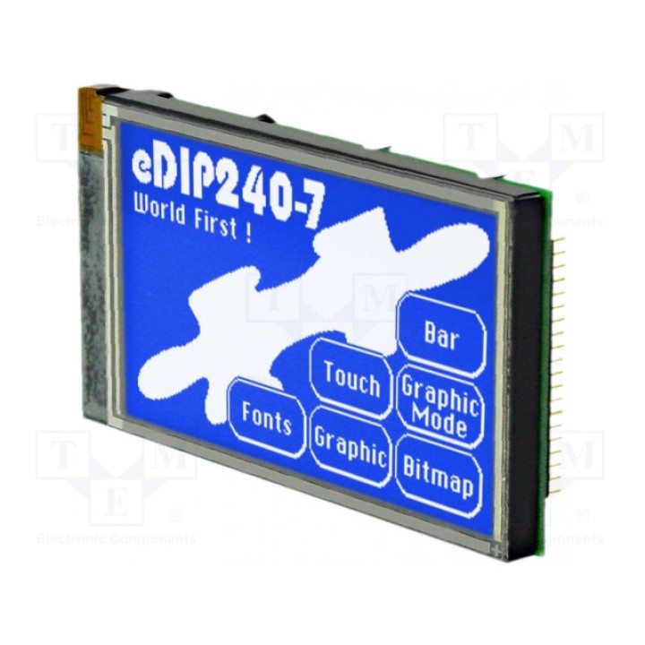 Дисплей LCD графический ELECTRONIC ASSEMBLY EA EDIP240B-7LWTP (EAEDIP240B-7LWT)