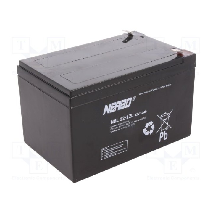 Свинцовый аккумулятор NERBO ACCU-HP12-12LNB(NBL12-12L)