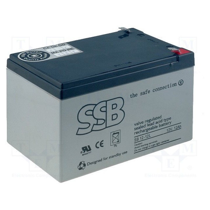 Свинцовый аккумулятор SSB ACCU-HP12-12SL(SBL12-12L)