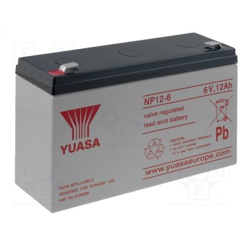 Свинцовый аккумулятор YUASA ACCU-HP12-6Y 