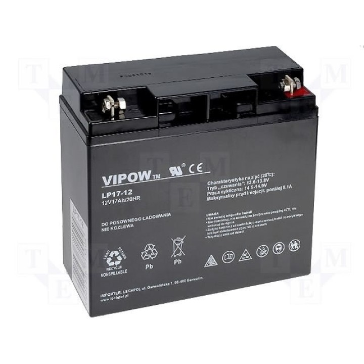 Свинцовый аккумулятор VIPOW ACCU-HP17-12(BAT0212)