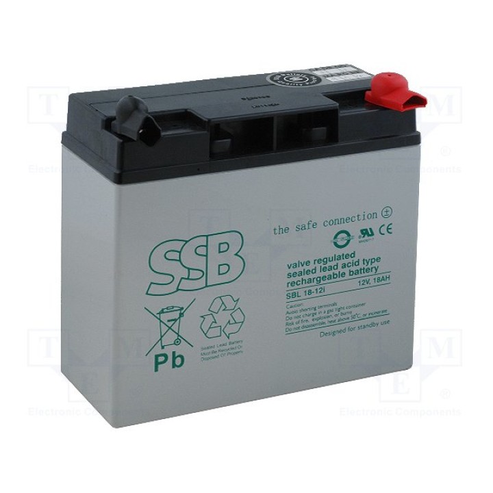 Свинцовый аккумулятор SSB ACCU-HP18-12SLI(SBL 18-12I)