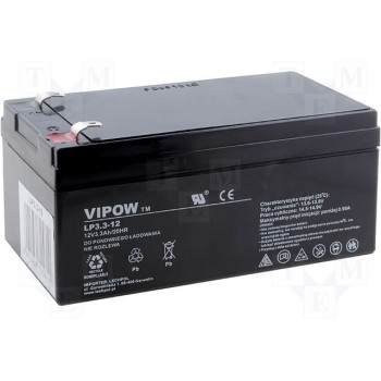 Свинцовый аккумулятор VIPOW ACCU-HP3.3-12 
